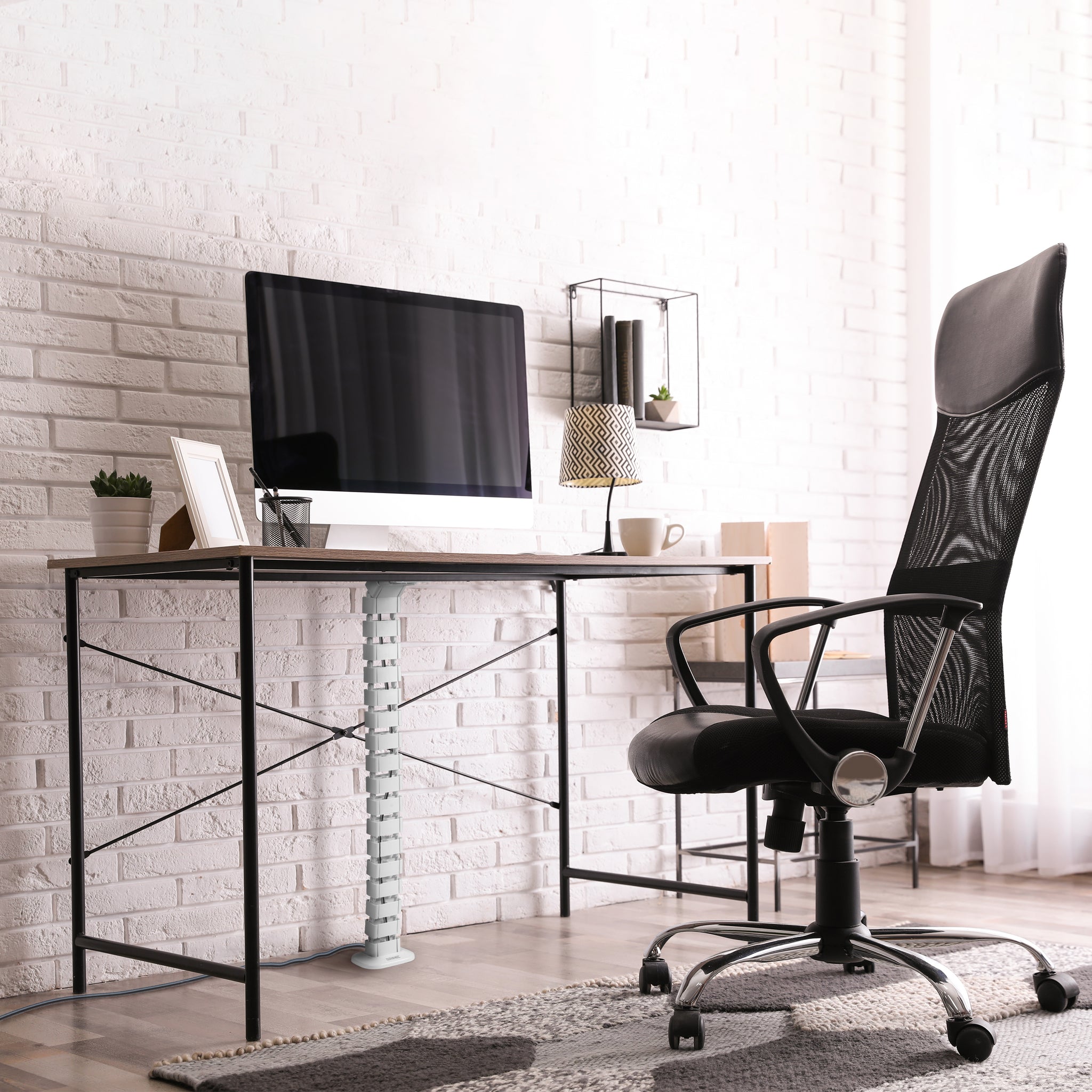 Duronic CM1DM WE Kabelkanal im Home Office