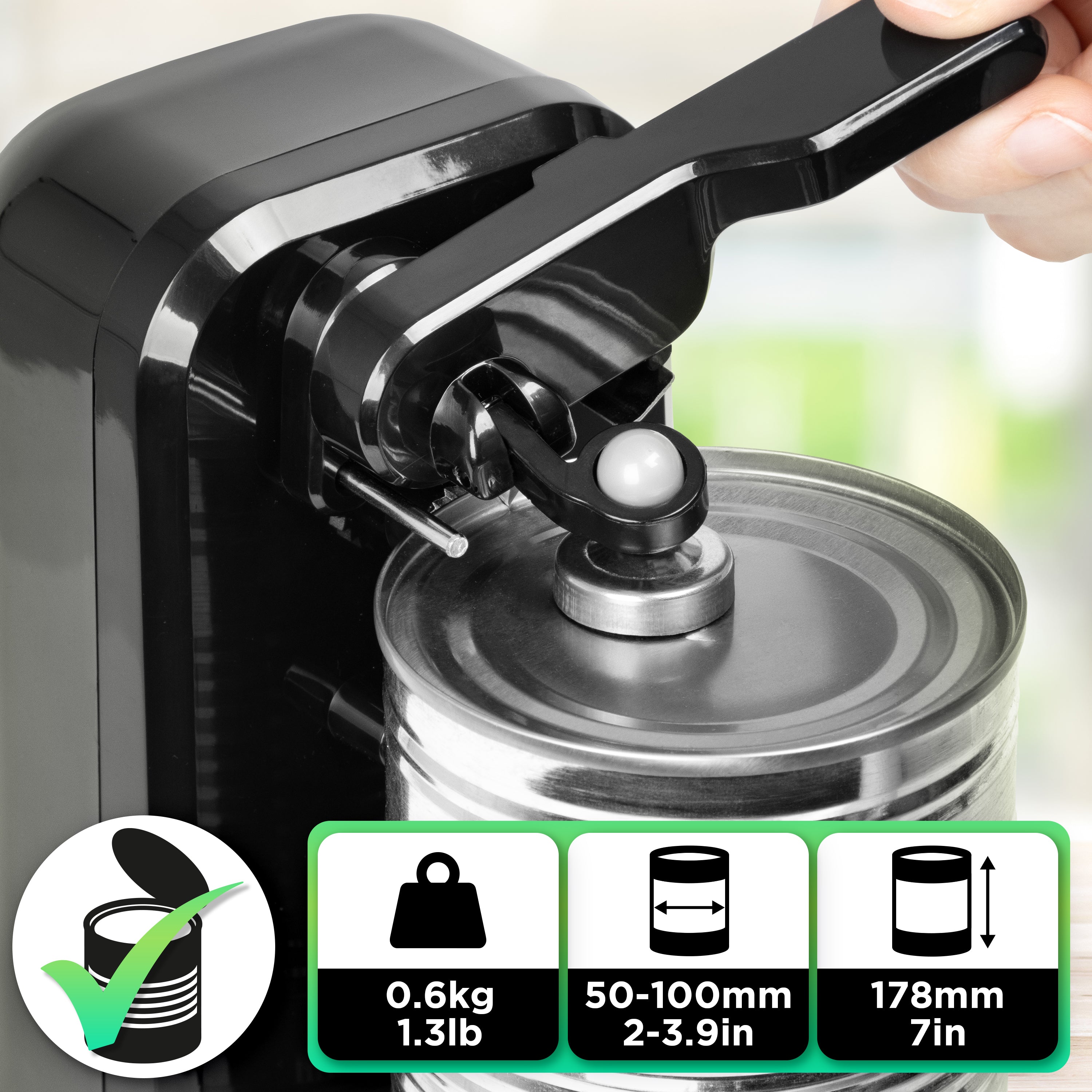 Duronic CO40 Dosenöffner Dosen Kapaität