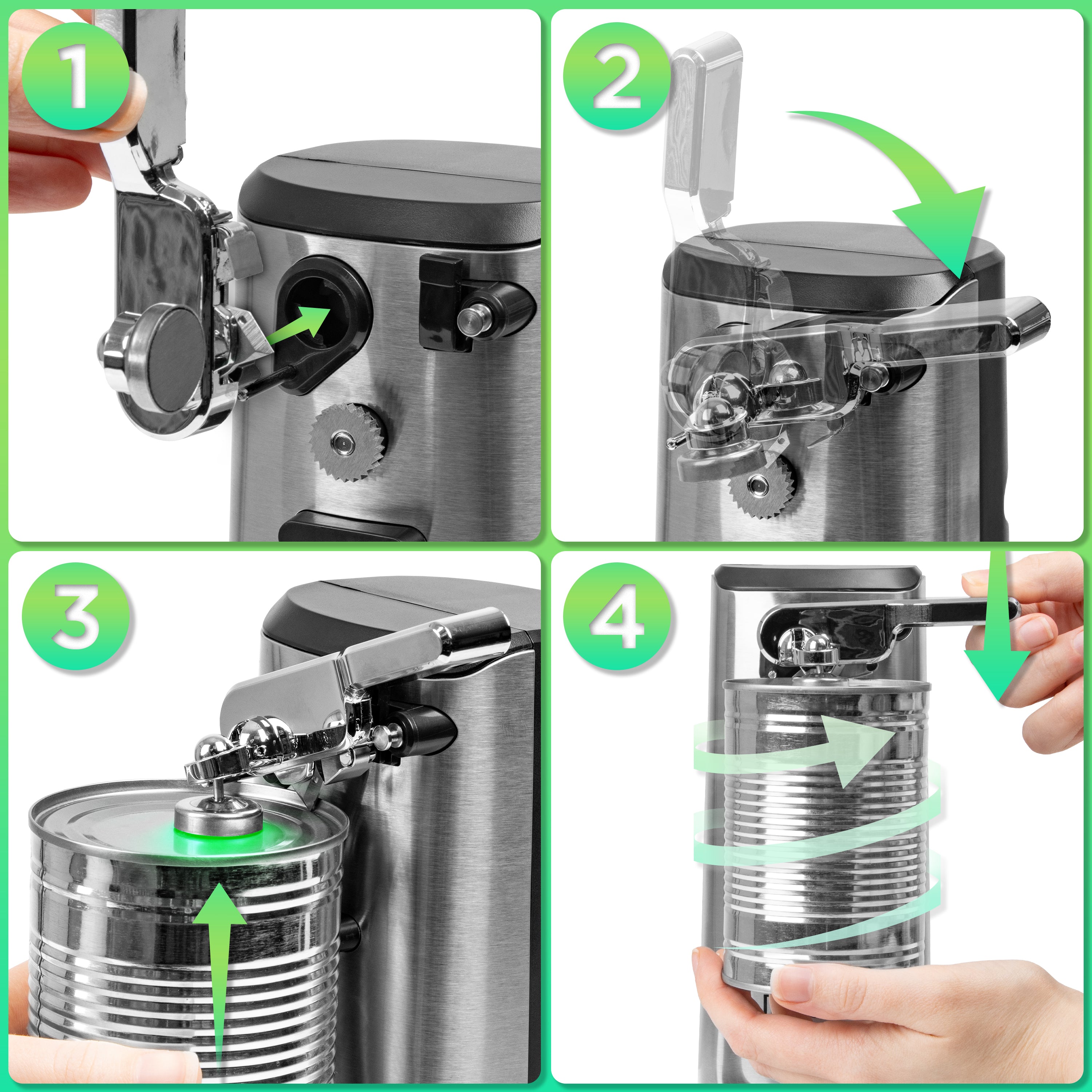 Duronic CO60 Dosenöffner Anwendung