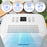 Duronic DH121 Luftentfeuchter Maße Geschwindigkeit Luftfeuchtigkeit Timer