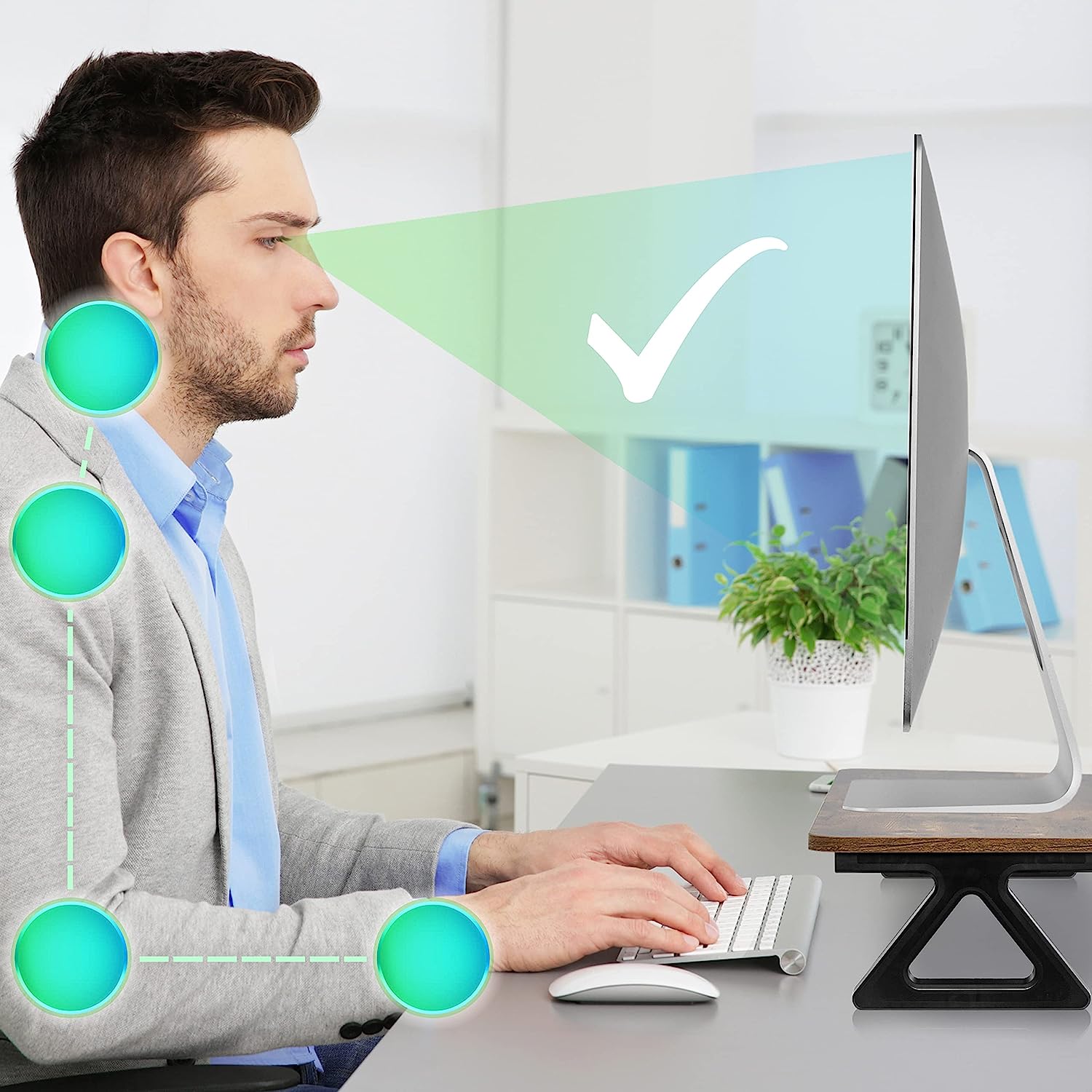 Duronic DM06-1 AO ergonomische Sichthöhe