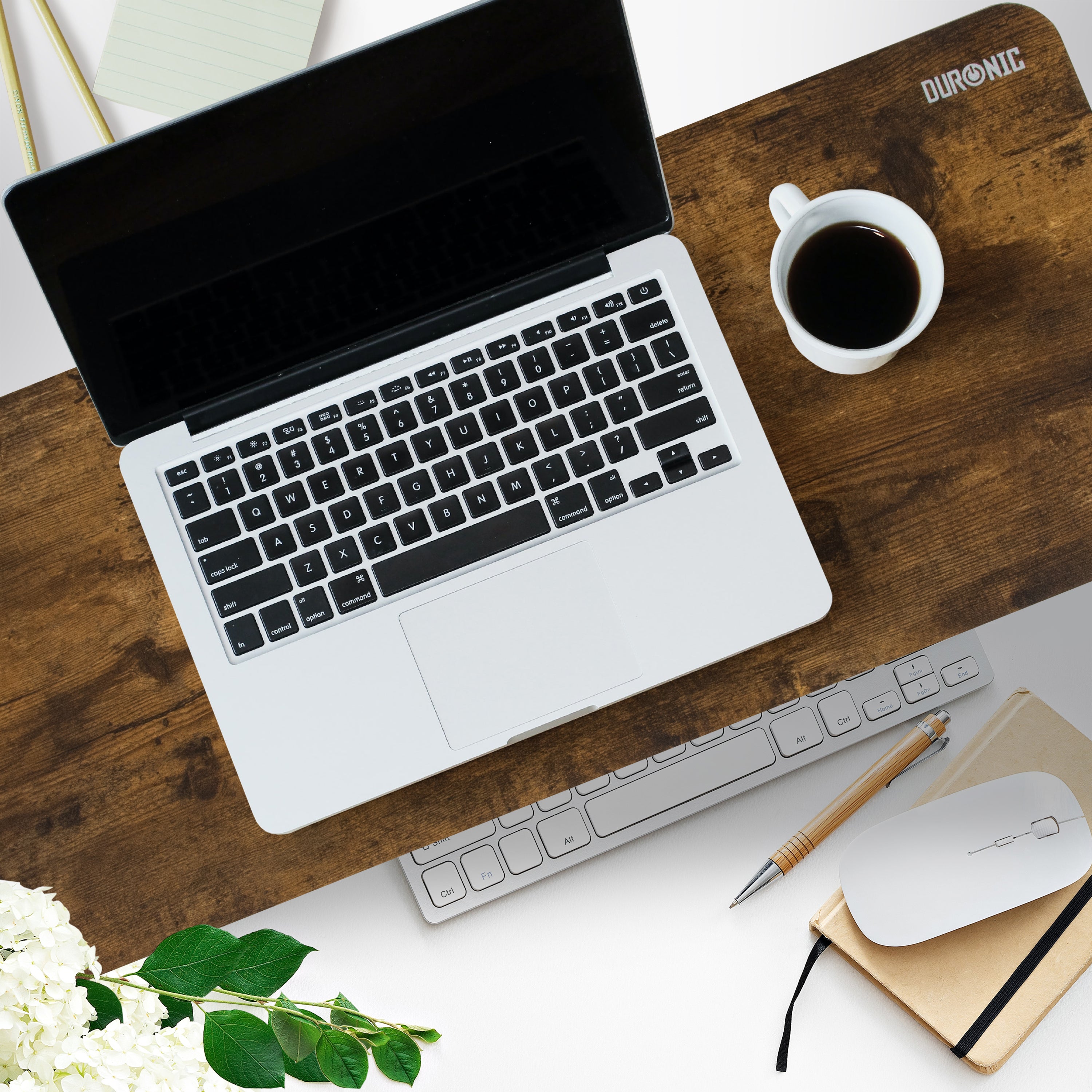 Duronic DM06-2 AO Monitorständer Laptop und Tastatur