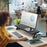 Duronic DM06-2 BK Monitorständer Schreibtischaufsatz Büro