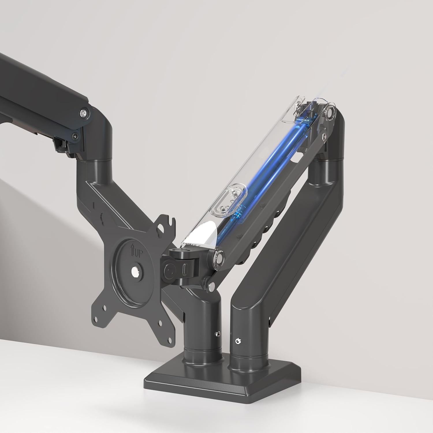 Duronic DM6AL1 Monitorarm Monitorhalterung Laptop Monitor Gefederte Arm Flexibel Monitorhöhe