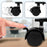 Duronic DMHD2 PC Halterung Rollen mit Stopper