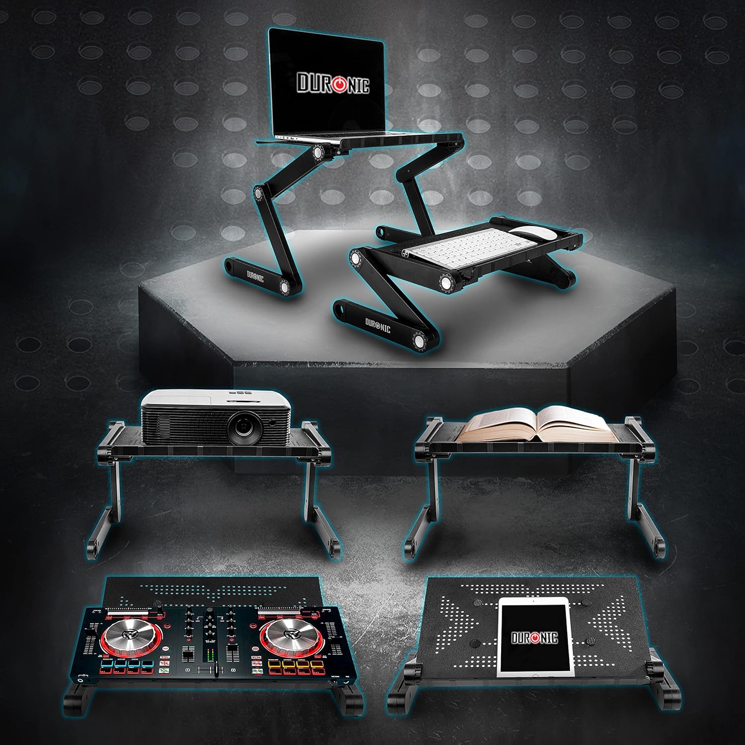 Duronic DML121 Laptopständer verschieden nutzbar