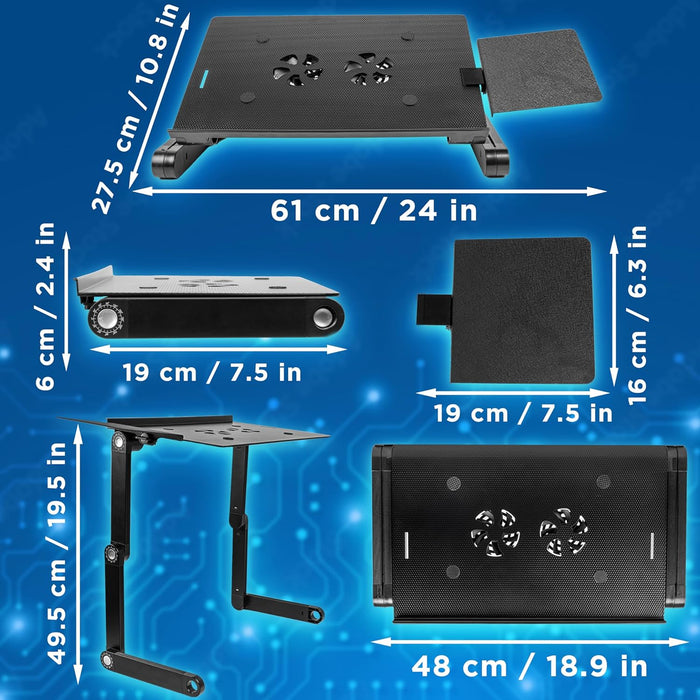 Duronic DML141 Laptopständer Maße