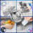 Duronic DW5 BK Tischgeschirrspüler Besteckkorb Gläserhalter Fruchtkorb Spülmaschinentab