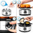 Duronic EB40 BK Eierkocher Anwendung gekochte Eier Omelette