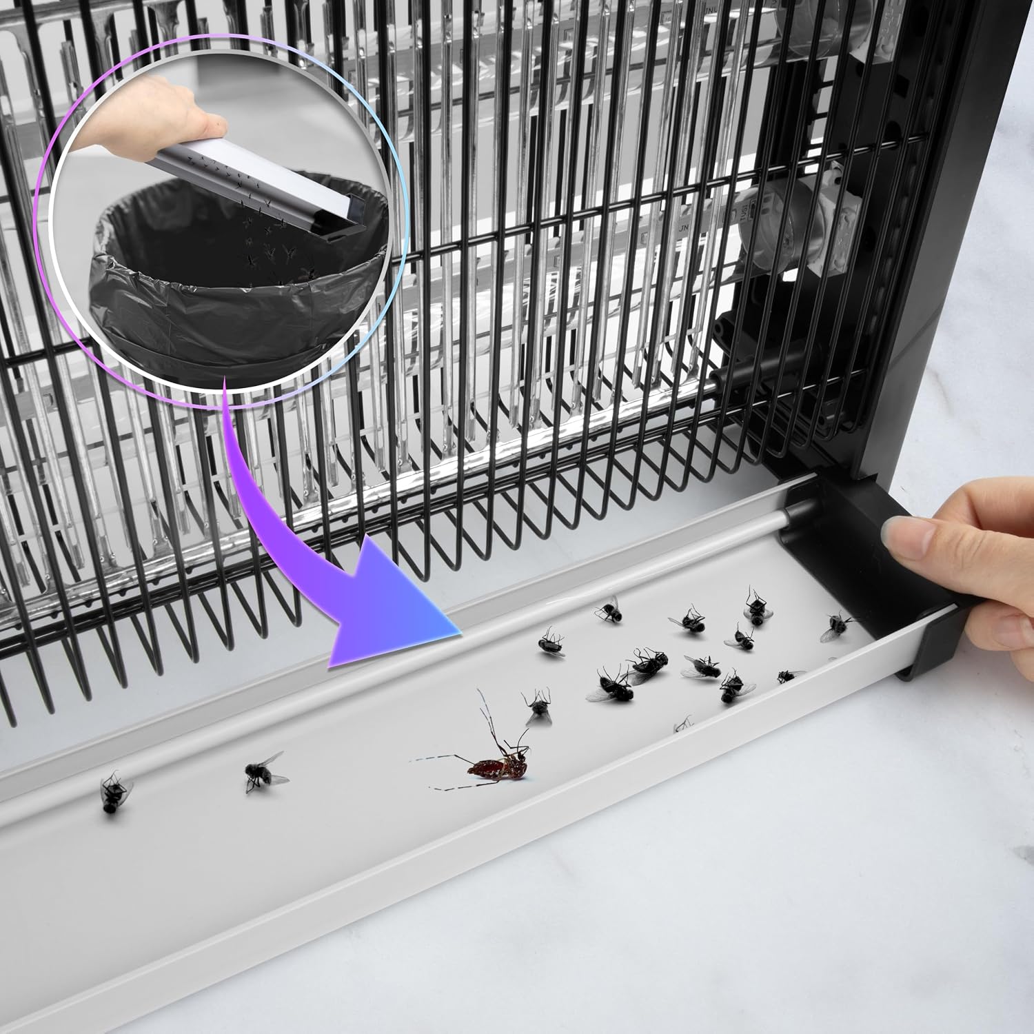 Duronic FK2X10 Insektenvernichter einfache Reinigung