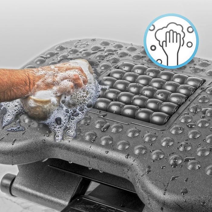Duronic FT03 Fußstütze einfach zu reinigen per Handwäsche