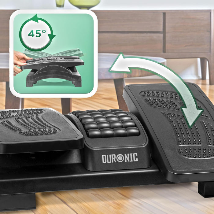 Duronic FT04 Fußstütze Fußpad Neigungswinkel verstellbar