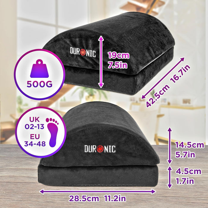 Duronic FT06 Fußstütze Maße Gewicht 500g geeignet für Schuhgröße 48