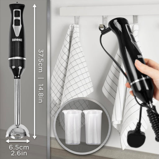Duronic HB35C Handmixer Pürierstab Maße 