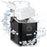 Duronic ICM12 BK Eiswürfelmaschine Frontansicht