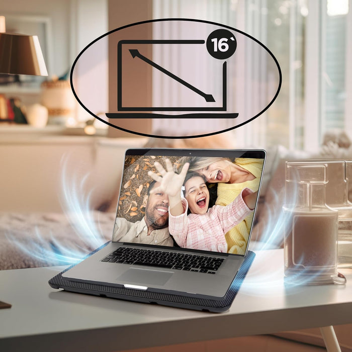 Duronic LC2 Laptopkühler Laptops bis 16 Zoll