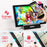 Duronic PF1D BK digitaler Bilderrahmen Frameo App für Smartphones USB C Anschluss Micro SD Speicherkarte