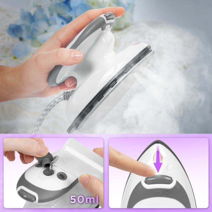 Duronic SI2 WE Reisebügeleisen Dampffunktion 50ml Wassertank