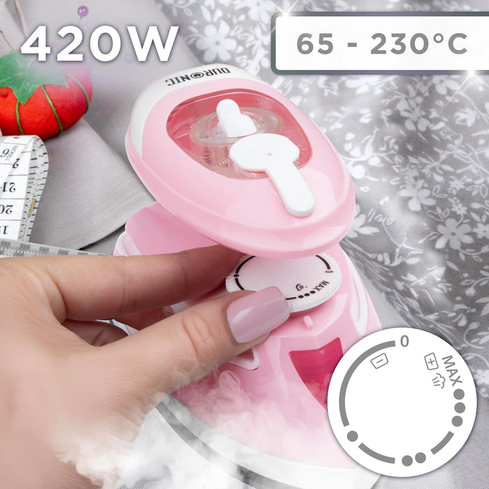Duronic SI4 PW Reisebügeleisen Leistung Temperatur Wählscheibe