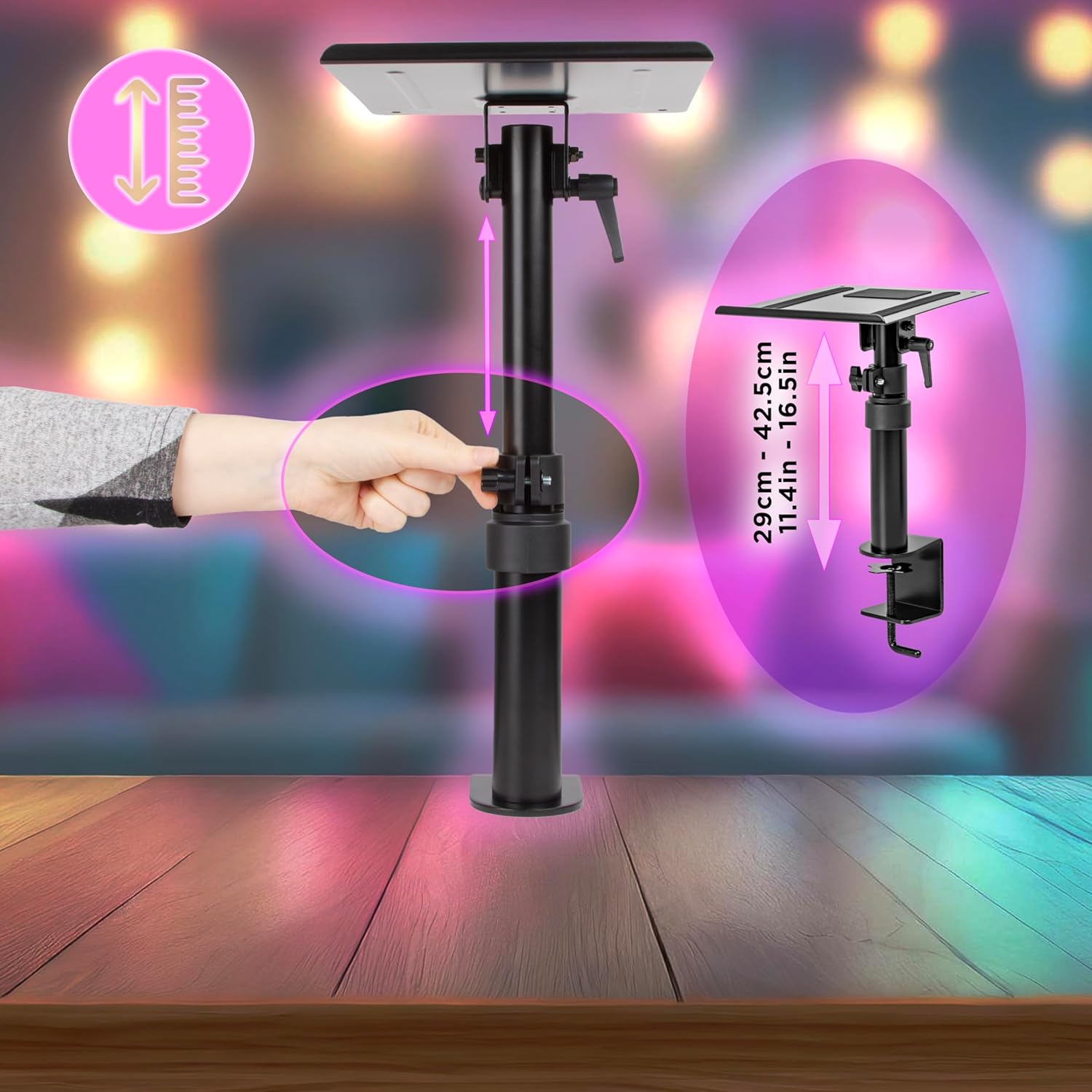 Duronic SPS25 Lautsprecherständer Höhenverstellbar