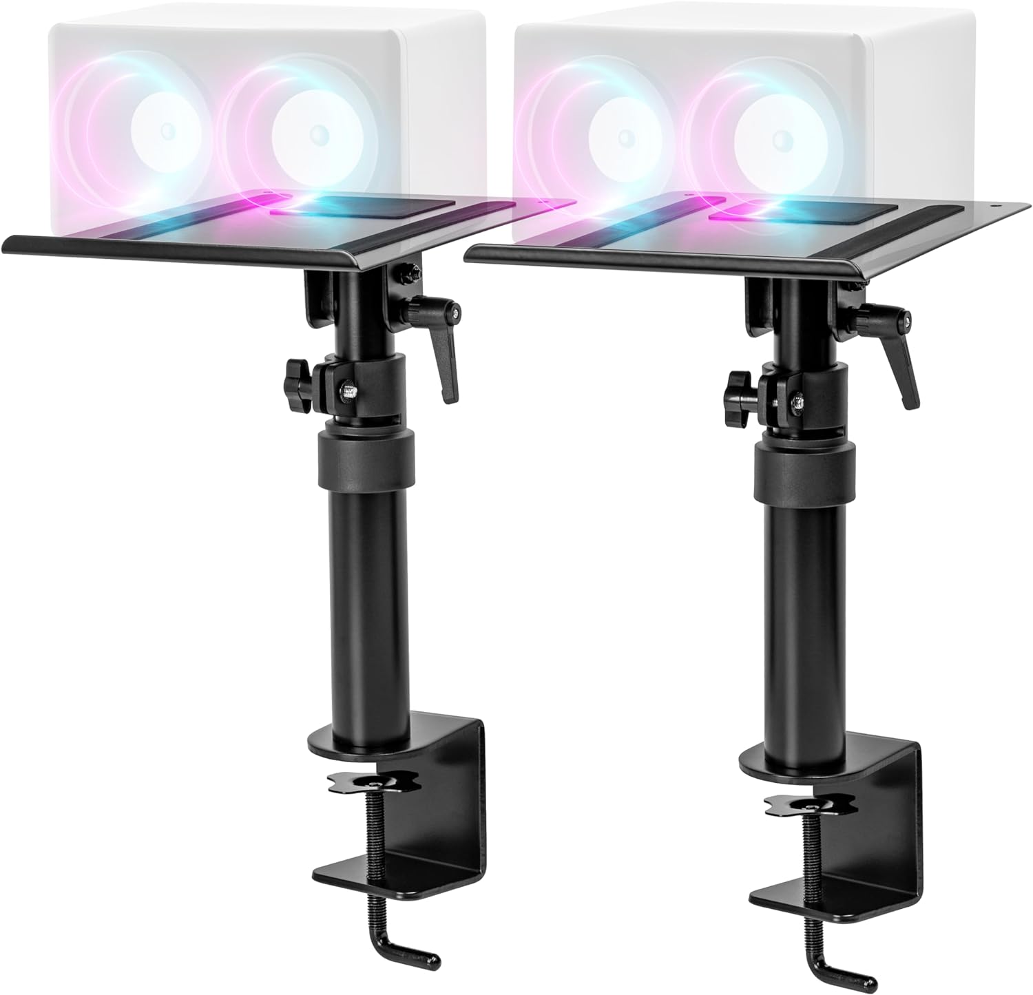 Duronic SPS25 Lautsprecherständer Set Frontansicht