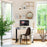 Duronic TM51 BK Tischgestell Beispielbild am Fenster