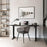 Duronic TM51 BK Tischgestell Beispielbild im Wohnzimmer