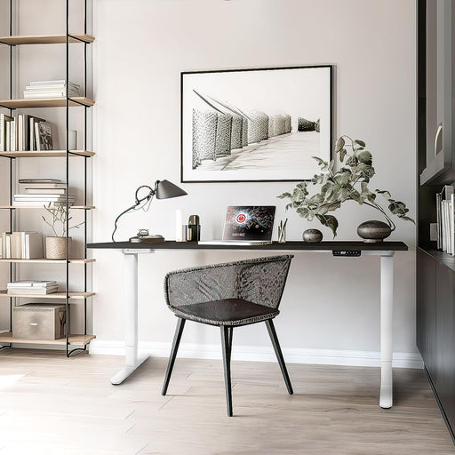 Duronic TM61 WE Tischgestell Beispielbild im Wohnzimmer