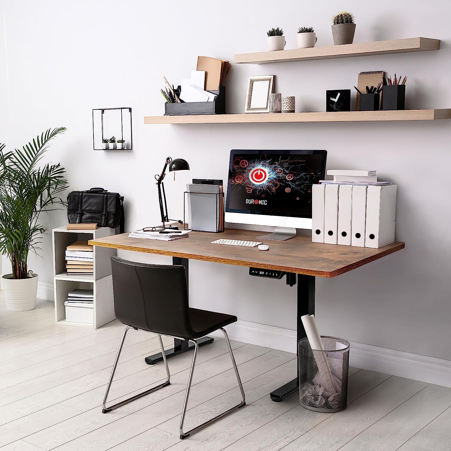 Duronic TT120 AO Tischplatte Beispiel im Home Office