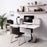 Duronic TT120 WE Tischplatte Beispiel im Home Office
