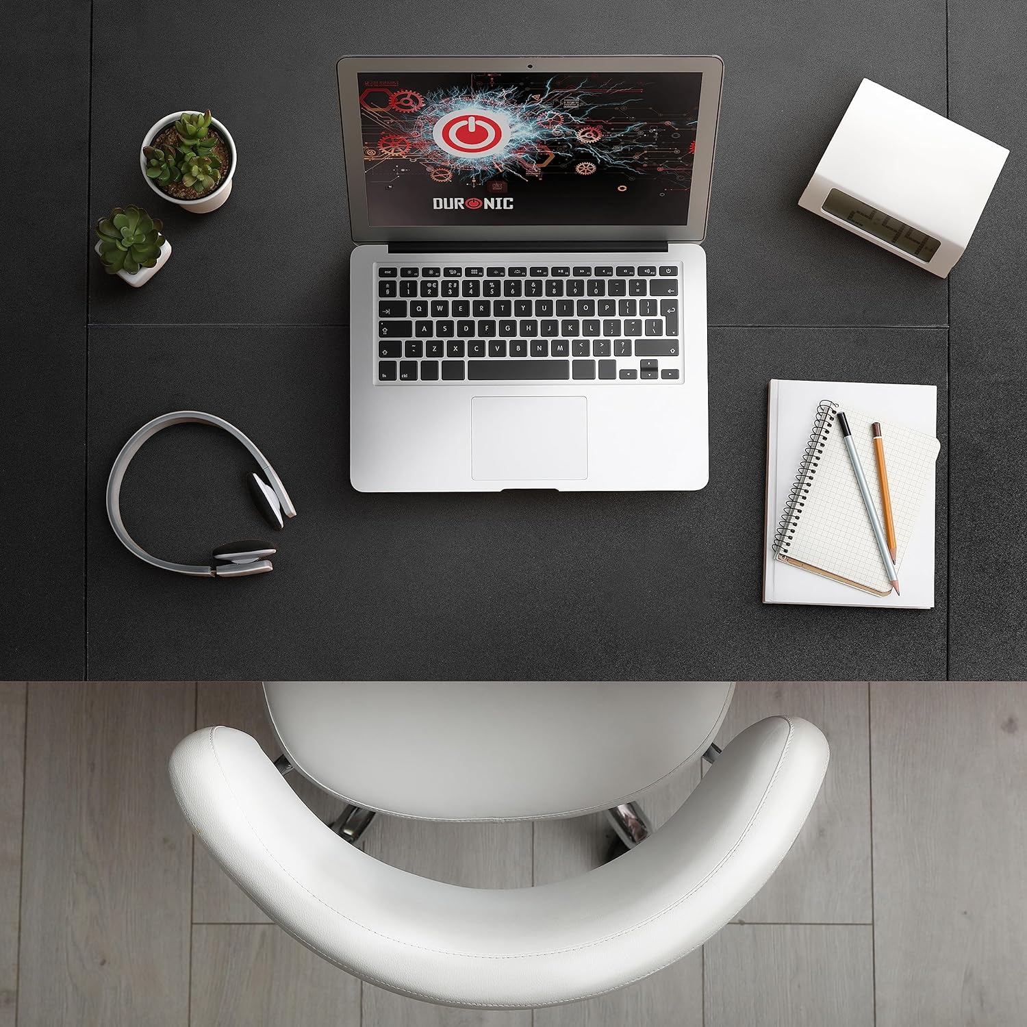 Duronic TT140 BK Tischplatte Draufsicht
