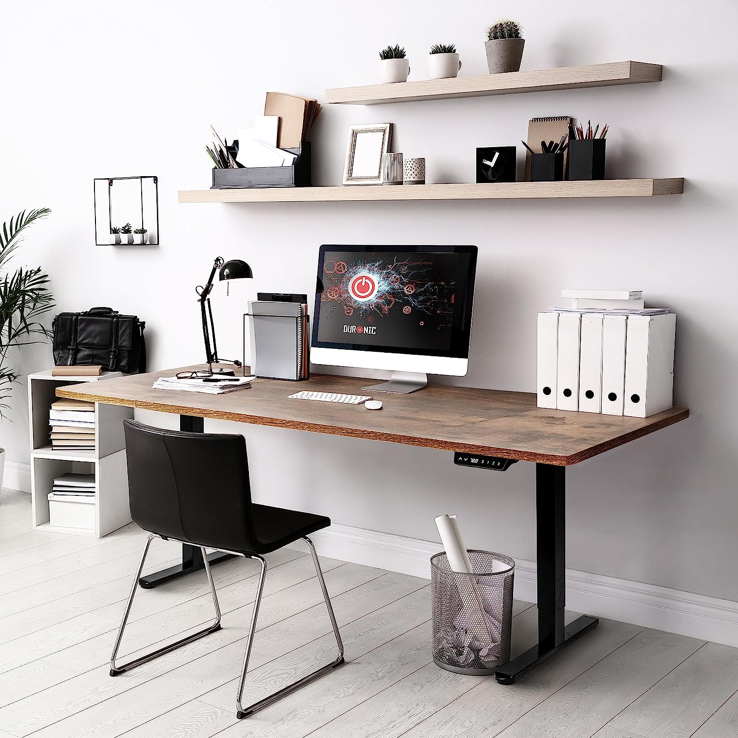 Duronic TT160 AO Tischplatte Beispiel im Home Office