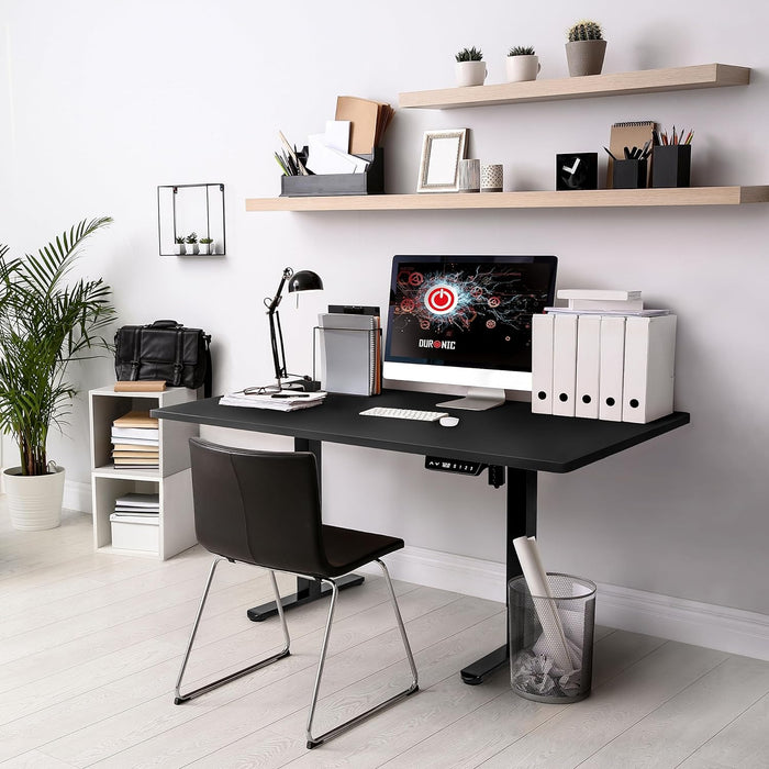 Duronic TT160 BK Tischplatte Beispiel im Home Office