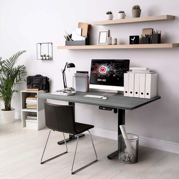 Duronic TT160 GY Tischplatte Beispiel im Home Office
