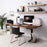 Duronic TT160 WT Tischplatte Beispiel im Home Office