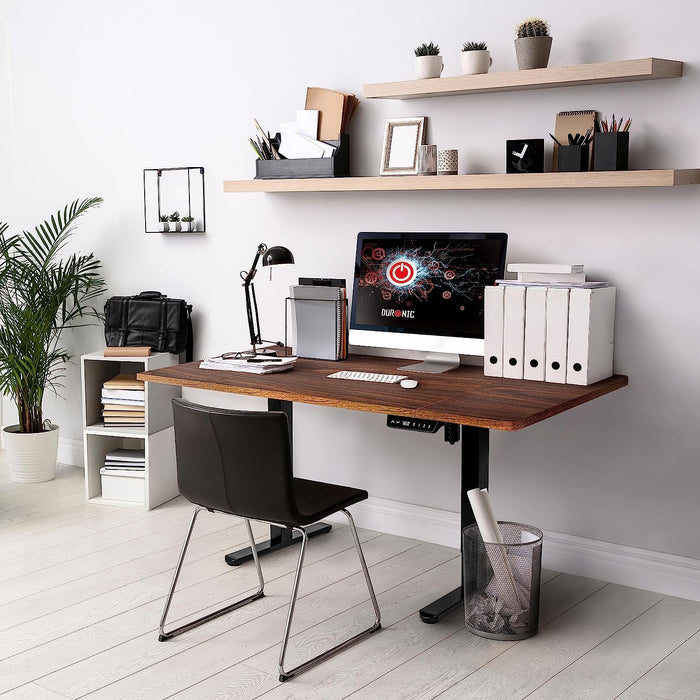 Duronic TT160 WT Tischplatte Beispiel im Home Office