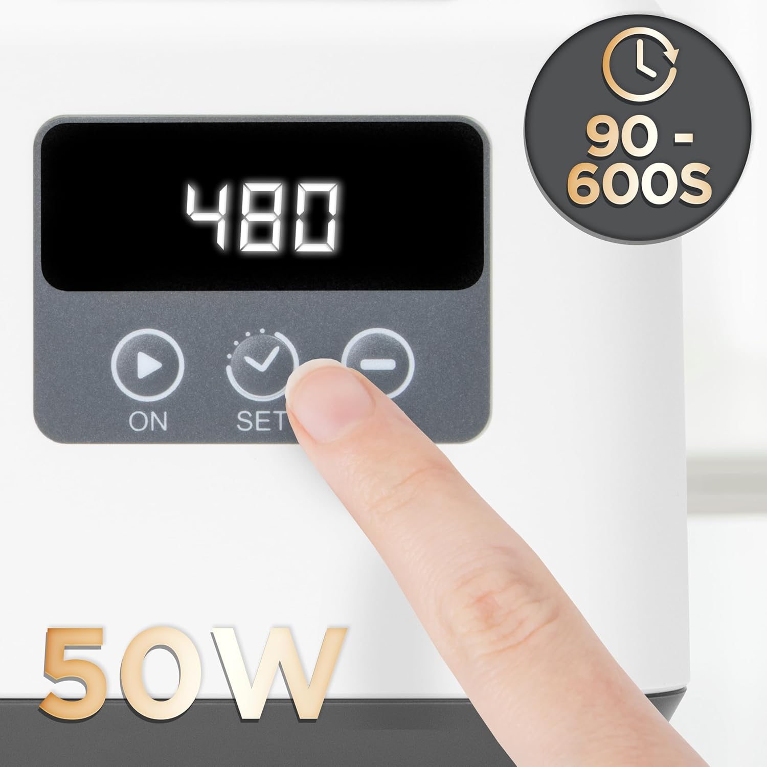 Duronic UC60 Ultraschallreinigungsgerät Leistung Timer
