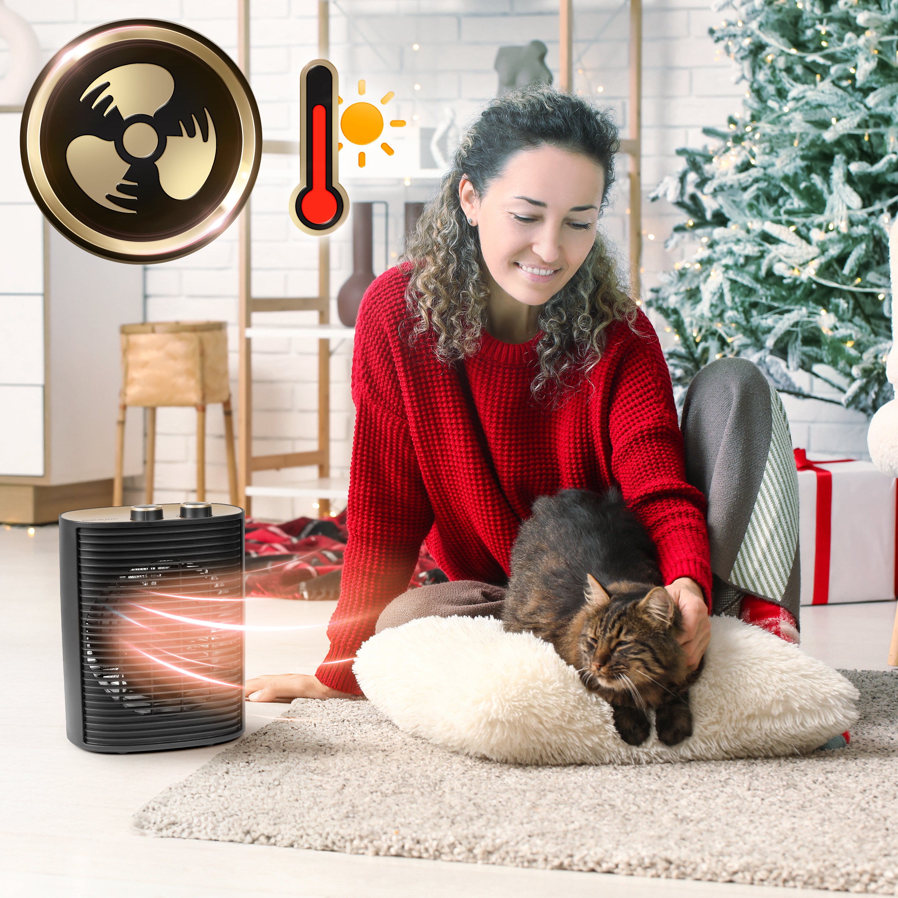 HV32 BK Heizlüfter Ventilation warme Luft