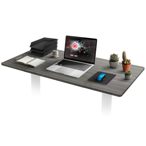 Duronic TT120 GY Tischplatte | Schreibtischplatte 120 x 60 x 1,9 cm | Table Top für individuellen Tisch | Ideal für höhenverstellbare Workstation | Sitz-Steh Schreibtisch für Home-Office und Büro