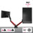 Duronic DMGM5X1 Monitorhalterung | Tischhalterung mit roter LED-Leuchte | 15-32 Monitor 8 kg Kapazität | VESA 75/100 | Höhenverstellbar| Gasspannungsregeleung | Neig, Schwenk und Rotierfunktion