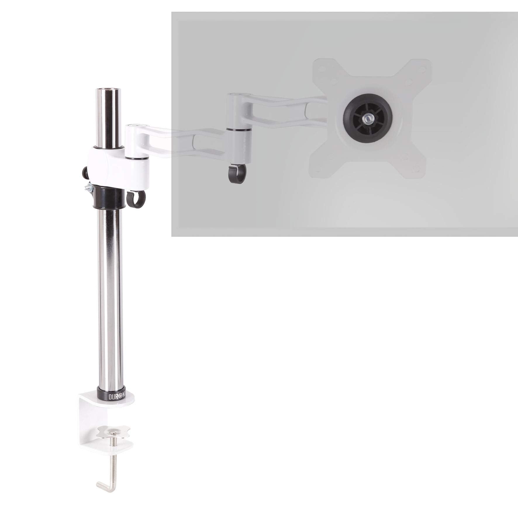 Duronic DM351X3 WE Monitorarm | Monitor Halterung Bildschirme bis 27