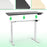 Duronic TM12 WE Schreibtisch Tischgestell | Elektrisch höhenverstellbar bis 120 cm | Gestell für Tischplatten bis 140 cm | Tischbein stufenlos mit 1 Motor | 2 Memory Slots | Computertisch Home Office
