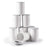 Duronic P8YM2 Joghurtbecher - Ersatzbecher für Duronic Joghurtbereiter - Fassungsvermögen 125 ml - 8 Keramikbecher mit Deckel - Passend zu Duronic YM1 und YM2 Joghurtmaschinen - Weiß