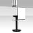 Duronic DM35POLE SR 61 cm Stange - Erweiterung für Monitorhalterung - Große Tischklemme mit Einer Klemme - Kompatibel Duronic Tischhalterung - Hohe Flexibilität in Monitorhöhe - Verlängerung - Silber