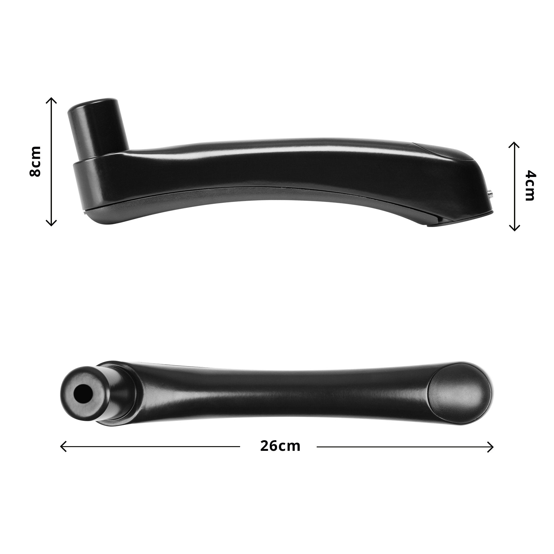 Duronic DM45/55ARM SINGLE | Zusatzarm aus Aluminium | 26cm Erweiterung | Zusätzlicher Monitorarm für Monitorhalterungen | 180° schwenkbar | Passend für DM45 und DM55 Halterungen