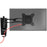 Duronic DM35W1X2 Monitor Wandhalterung - Monitorarm für Wandmontage - LCD, LED Bildschirm und TV bis 20 kg - 15° Neigung - Schwenkbar - Drehbar