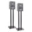 Duronic SPS1022 - 60 Twin Lautsprecherständer Schwarze Metall Basis / 60 cm Höhe/geeignet für Lautsprecher - Hi-Fi und Heimkinoanlagen