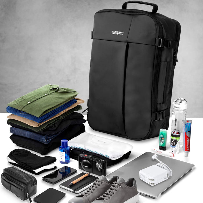 Duronic LB326 Laptop Rucksack | Business Rucksack | Reisetasche | 55 x 40 x 20 cm | wasserabweisend | Arbeit | Uni | Schule | Reisen |Männer | Frauen