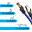 Duronic CAT8 BE 3 m Ethernet Netzwerkkabel | S/FTP Ethernet-Netzwerkkabel | Superschneller Patch-Ethernet-Kabel | Bis zu 2 GHz / 2000 MHz | RJ45-Anschlüsse | 40 Gigabit Datenübertragung