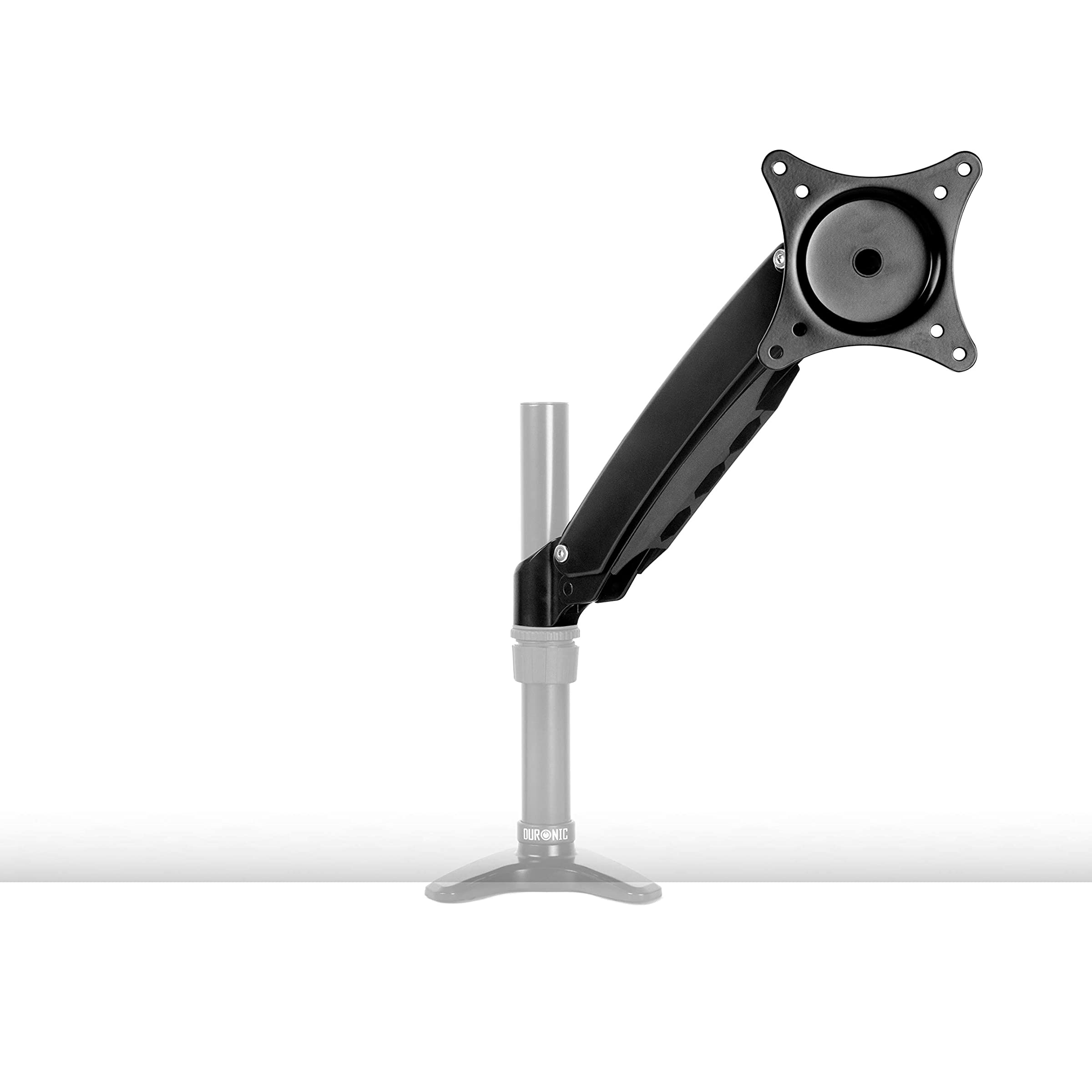 Duronic DML5S1 Kompletter Monitorarm | kompatibel mit DM55 Monitorhalterungen | Tischhalterungen | Vertikale On-the-Fly-Einstellung | Ermöglicht das Hinzufügen von Bildschirmen oder Zubehör